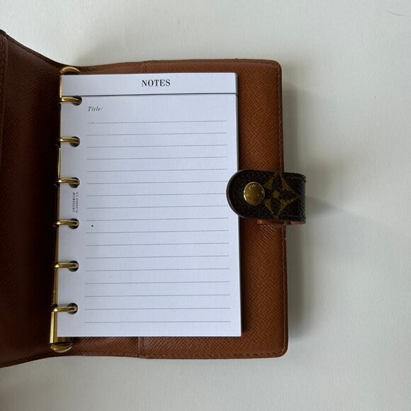 LOUIS VUITTON SMALL RING MONOGRAM AGENDA - Picture 5 of 7